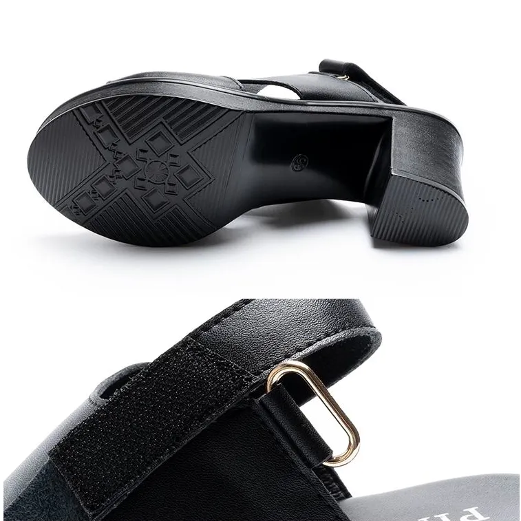 Women's Modern Genuine Leather Sandals