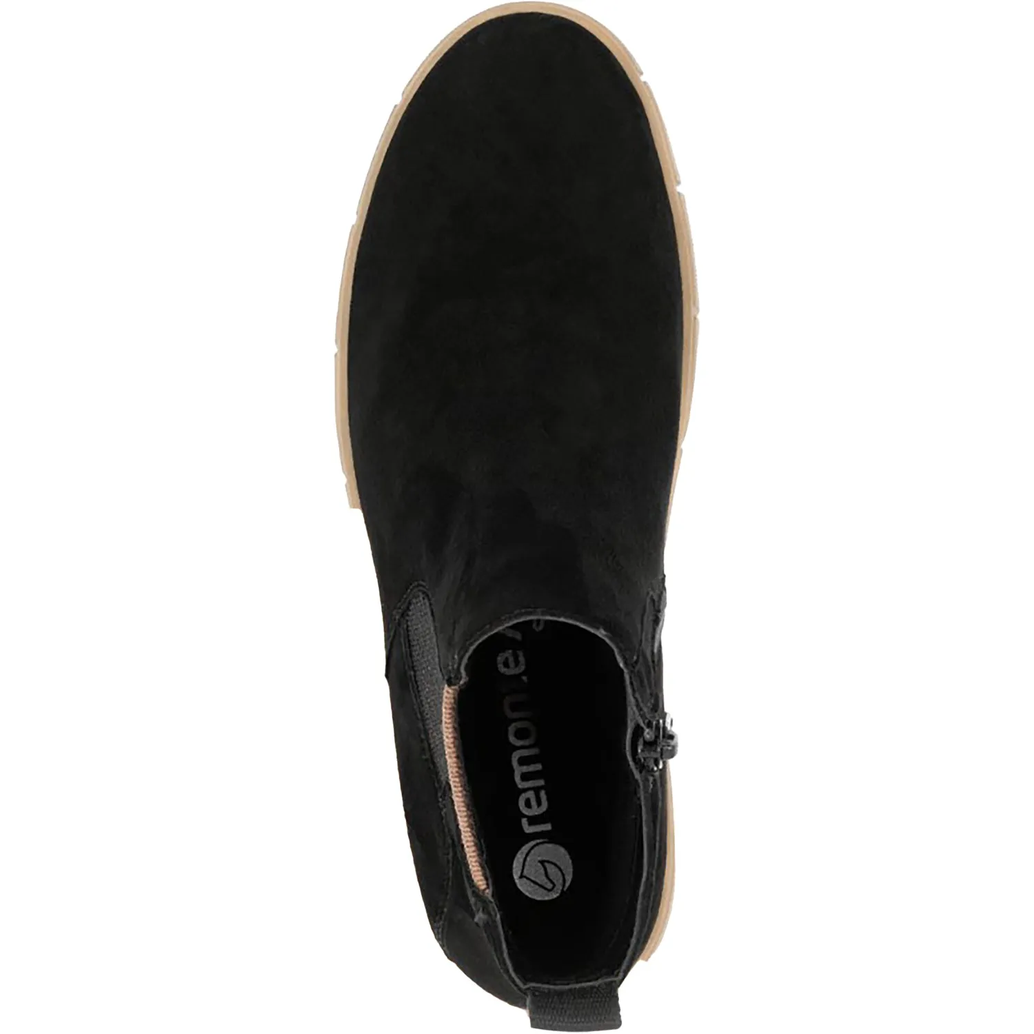 Women's Remonte D1T71-00 Schwarz/Schwarz/Braun Leather
