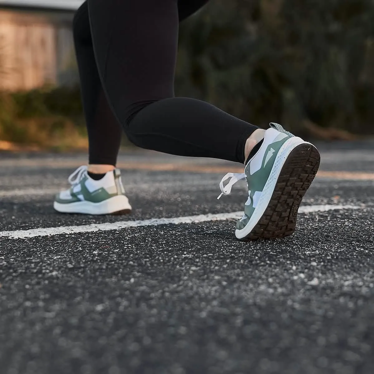 Women's Rough Runners - White   Seaspray