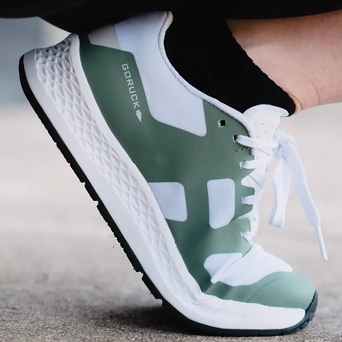 Women's Rough Runners - White   Seaspray