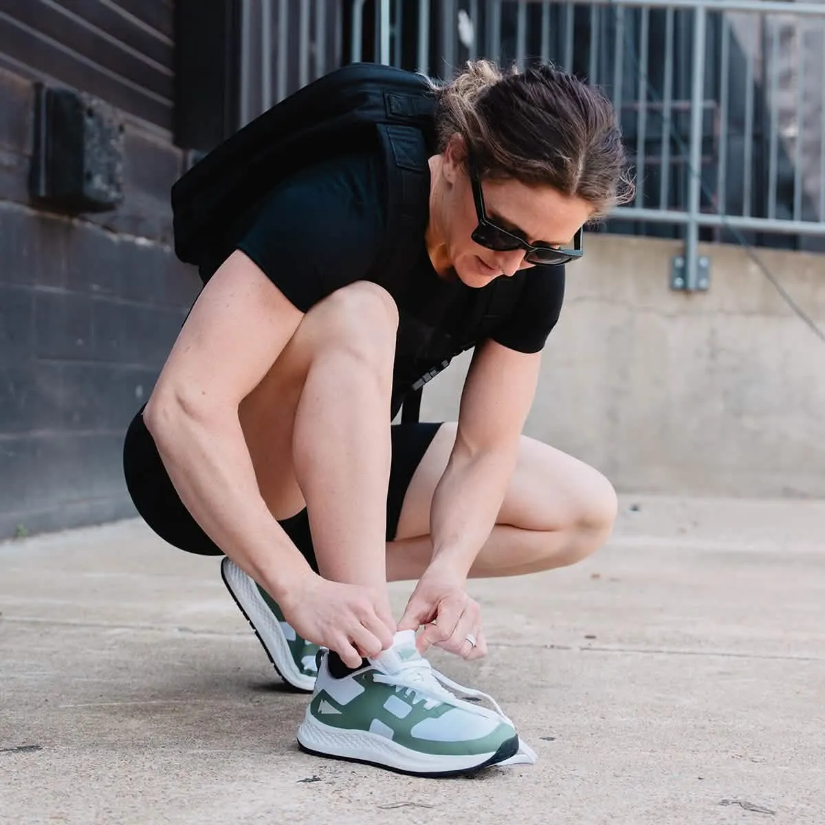 Women's Rough Runners - White   Seaspray