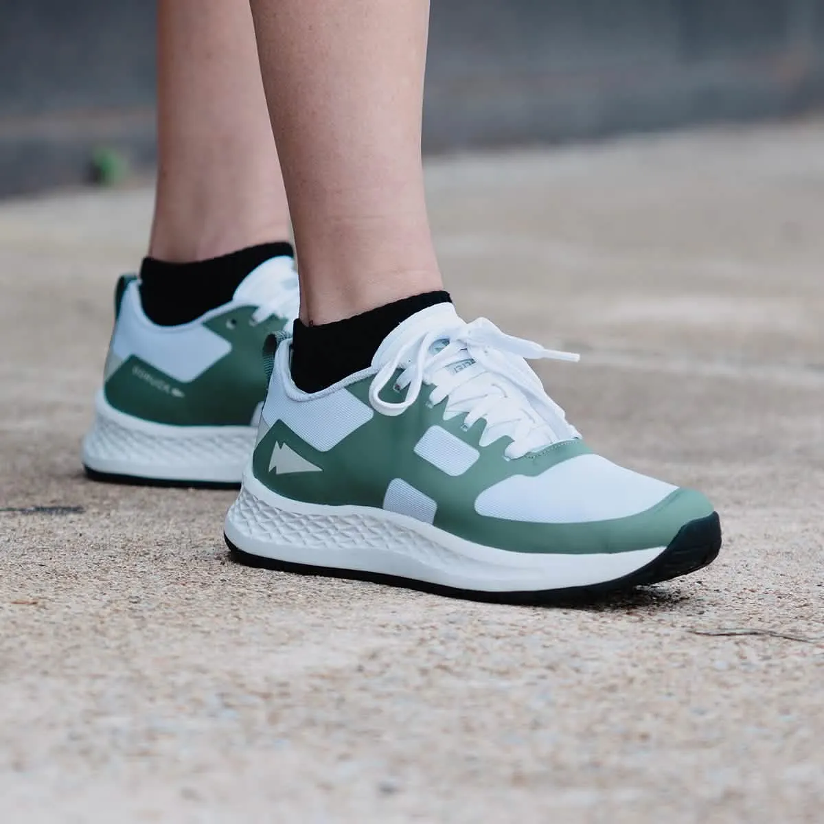 Women's Rough Runners - White   Seaspray