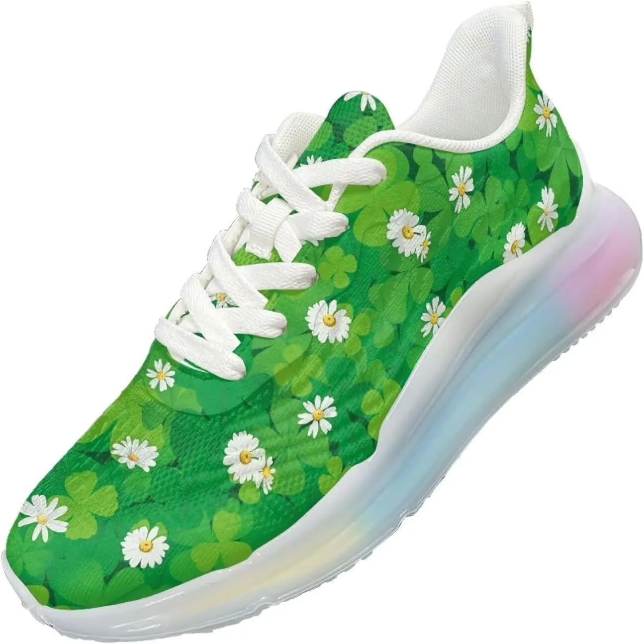 Women's Shoes Breathable Cozy Lightweight Workout Running Sneaker Non-Slip Air Cushion Footwear Walking Shoes Women US 6-11
