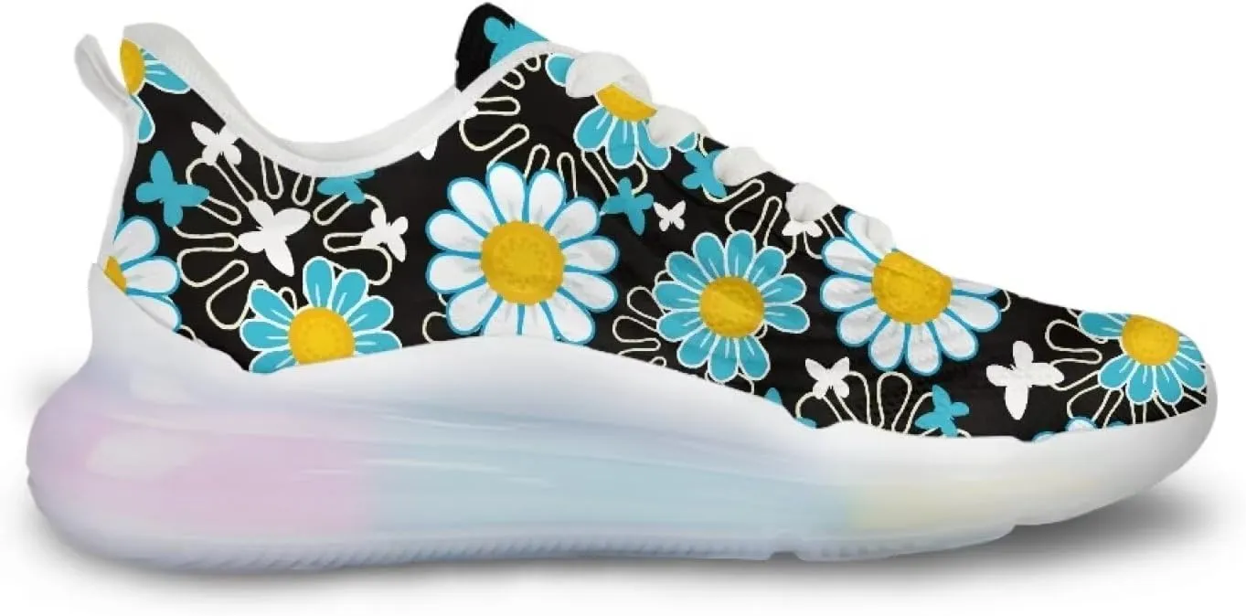 Women's Shoes Cozy Lightweight Workout Walking Running Sneaker Non-Slip Air Cushion Footwear Breathable Shoes Women US 6-11