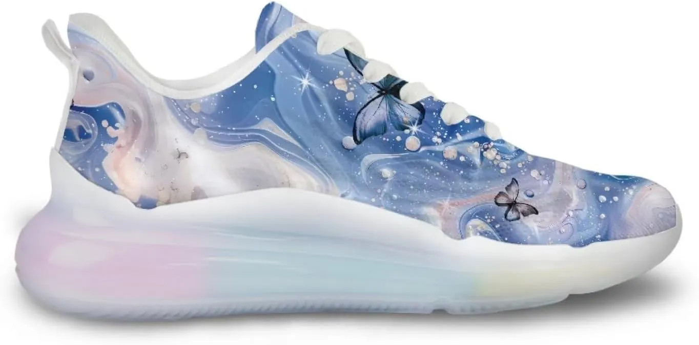 Women's Shoes Cozy Lightweight Workout Walking Running Sneaker Non-Slip Air Cushion Footwear Breathable Shoes Women US 6-11