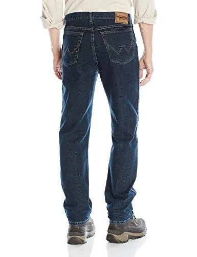 Wrangler Men's Rugged Wear Relaxed Fit Jean, Dark Tint, 44x30